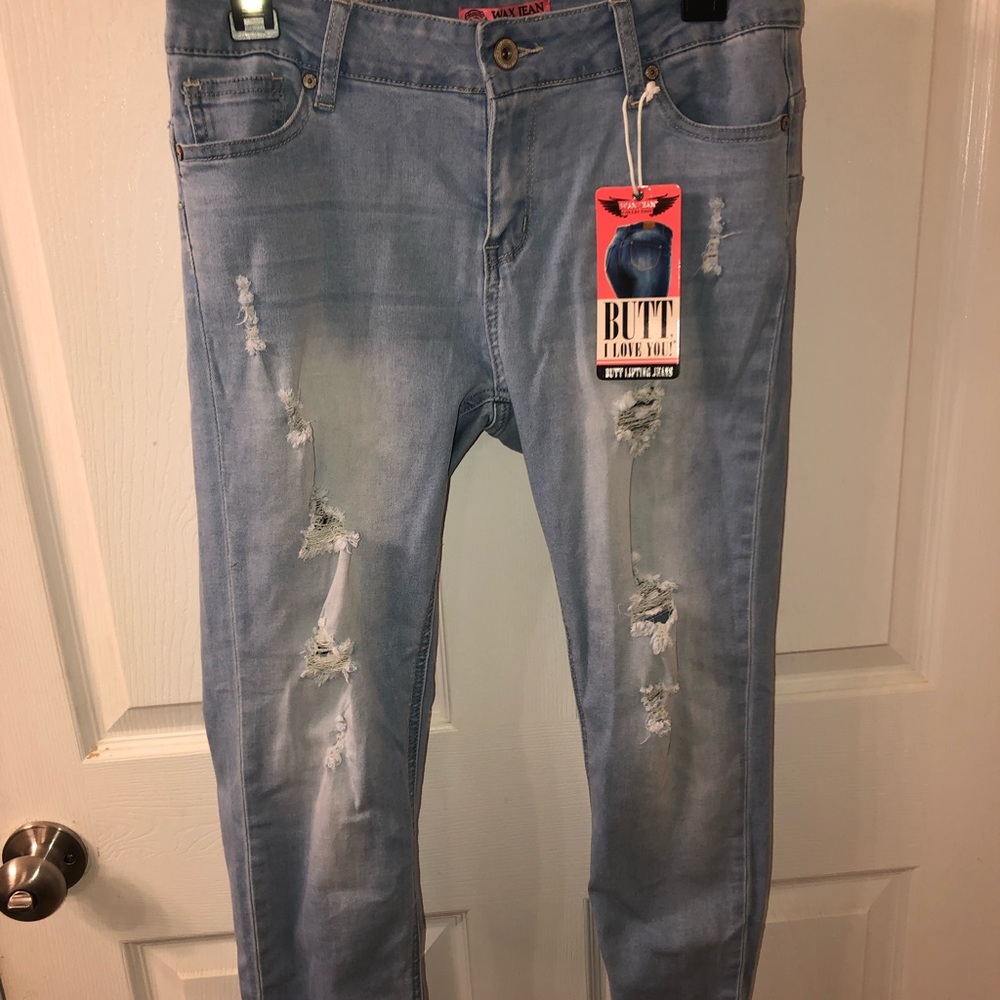 Wax Jeans Distressed